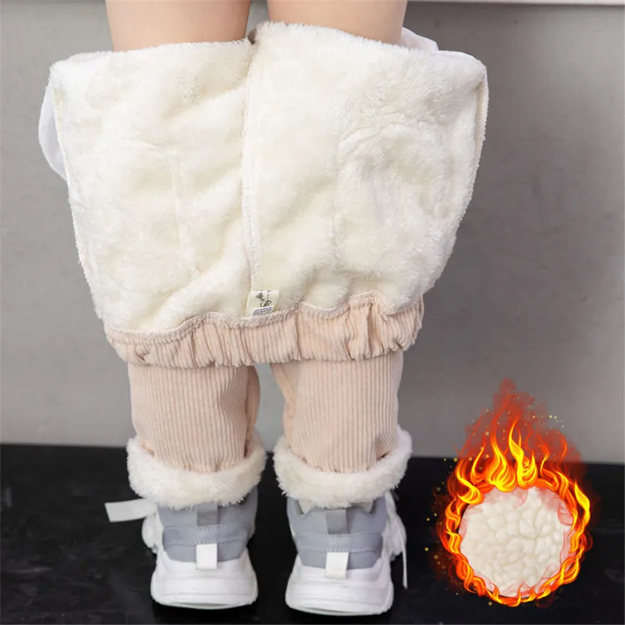 Winter Warm Thickened Trouser Corduroy With Velvet Children's Clothing Pants For Girls Sport Sweatpants Kids Legging Girl Pants
Winter Warm Thickened Trouser Corduroy With Velvet Children's Clothing Pants For Girls Sport Sweatpants Kids Legging Girl Pants