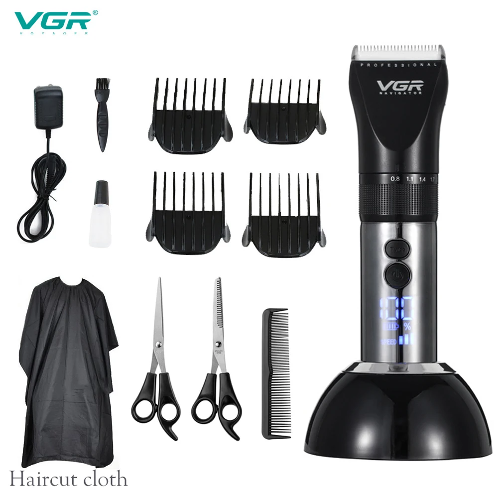 Машинка для стрижки волос VGR, профессиональная электрическая машинка для стрижки бороды с ЖК-дисплеем, 15 Вт
Машинка для стрижки волос VGR, профессиональная электрическая машинка для стрижки бороды с ЖК-дисплеем, 15 Вт