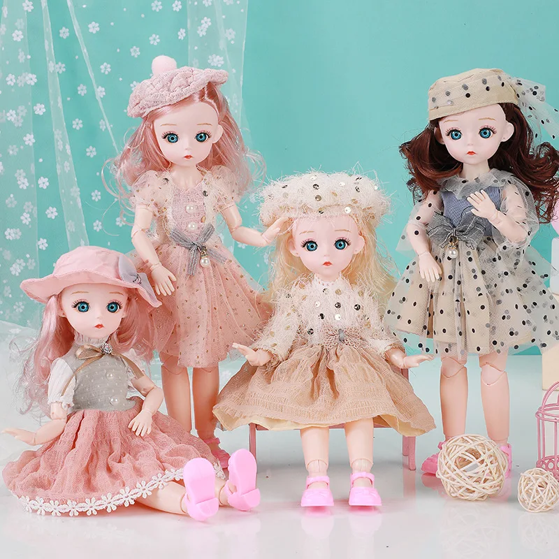 1/6 Bjd Doll 12 Inch Fairy Dolls Diy Toy With 3D Eyes Soft Brown Curly Wig Dress Nice Shoes Beautiful Makeup Gift Toys For Girls
1/6 Bjd Doll 12 Inch Fairy Dolls Diy Toy With 3D Eyes Soft Brown Curly Wig Dress Nice Shoes Beautiful Makeup Gift Toys For Girls