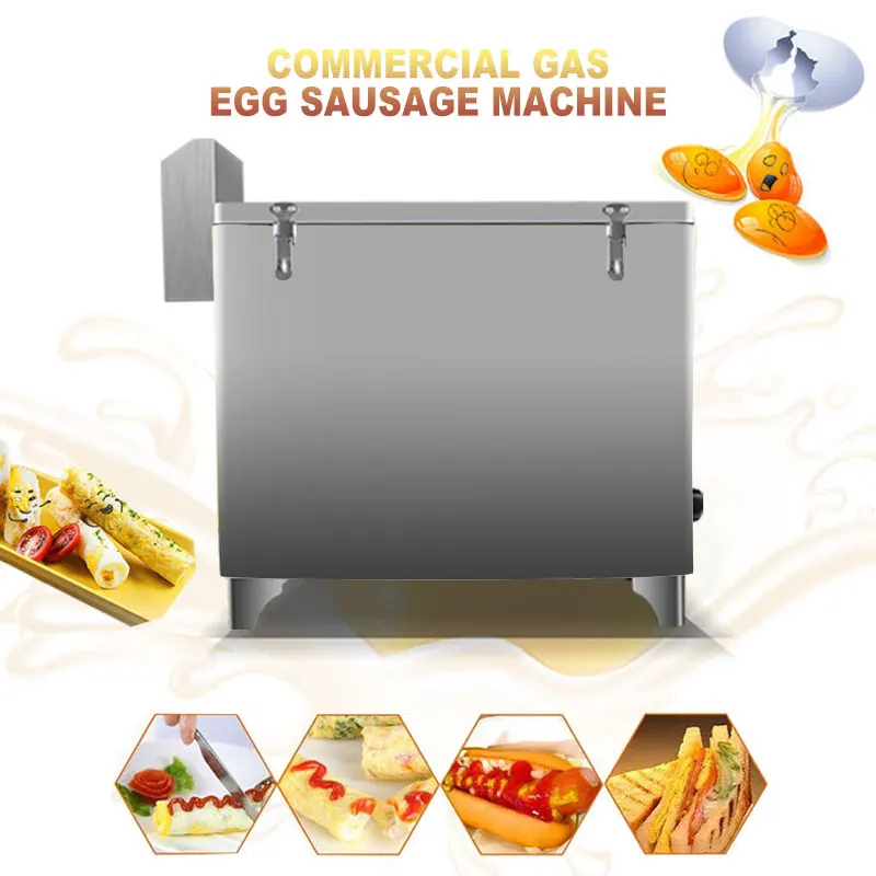 Gas Egg Sausage Making Machine Automatic Egg Processor Commercial Egg Sausage Machine Food Processing Machinery CY-10 
Gas Egg Sausage Making Machine Automatic Egg Processor Commercial Egg Sausage Machine Food Processing Machinery CY-10