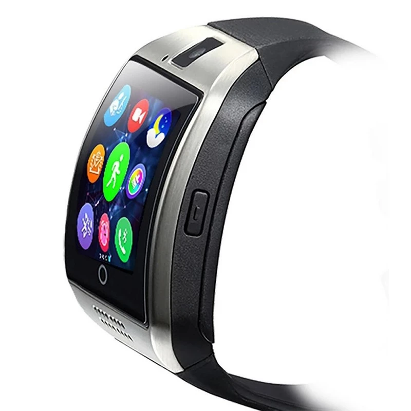 Цифровые сенсорные Смарт-часы Q18 поддержка звонков Sim TF-карты фитнес-трекер