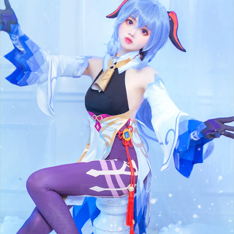 Костюм для косплея Game Genshin Impact Ganyu, женское сексуальное платье, костюм аниме, Карнавальная Униформа на Хэллоуин, на заказ
Костюм для косплея Game Genshin Impact Ganyu, женское сексуальное платье, костюм аниме, Карнавальная Униформа на Хэллоуин, на заказ