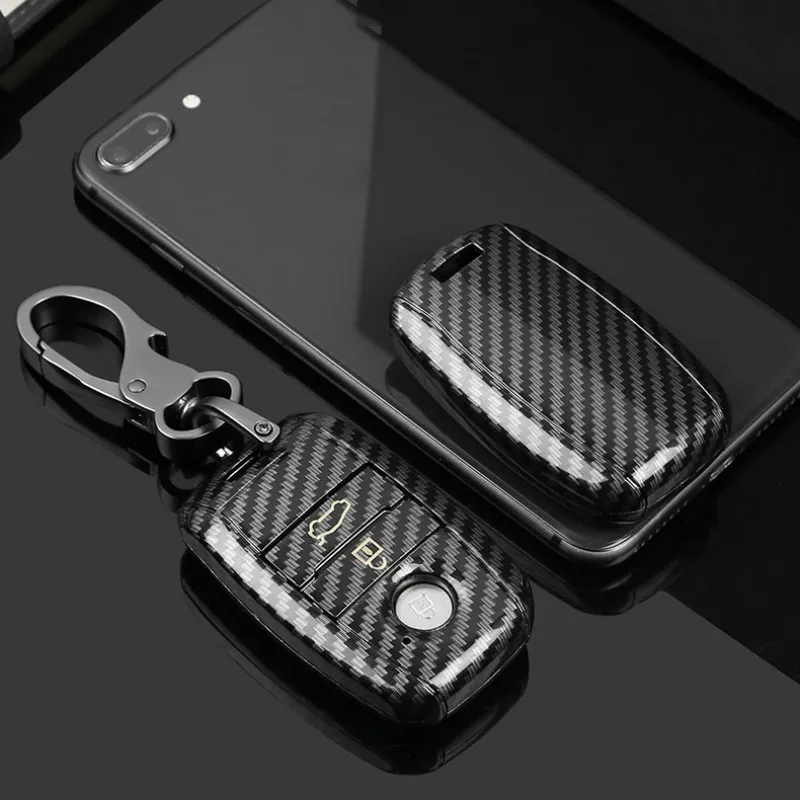 Carbon Fiber ABS Car Key Case For Kia K5 Sportage Sorento Forte Shuma Borrego Hyundai Remote Fob Cover Keychain Protector Bag
Carbon Fiber ABS Car Key Case For Kia K5 Sportage Sorento Forte Shuma Borrego Hyundai Remote Fob Cover Keychain Protector Bag
