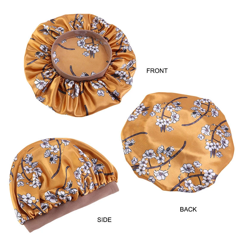Satin Night Hat Elastic Round Hair Cap For Sleeping Simulation Silk Turban Adjust Head Cover Bonnet Haircare Styling Accessories
Satin Night Hat Elastic Round Hair Cap For Sleeping Simulation Silk Turban Adjust Head Cover Bonnet Haircare Styling Accessories