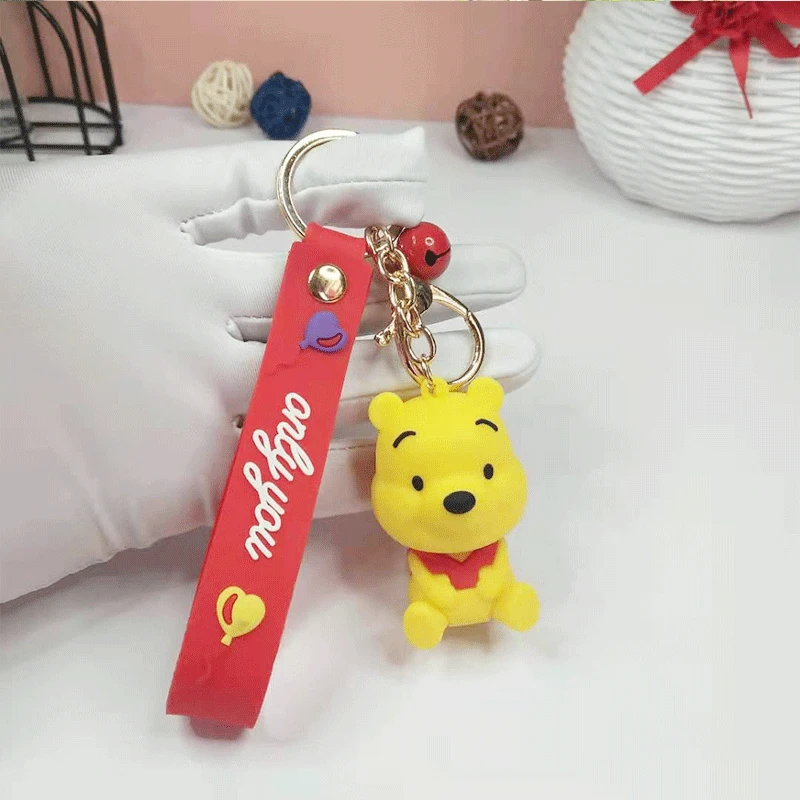 Cute Bell Bear Gold Colors Key Ring Bag Pendant Cartoon Lovers Style Winnie the Pooh Keychains
Cute Bell Bear Gold Colors Key Ring Bag Pendant Cartoon Lovers Style Winnie the Pooh Keychains
