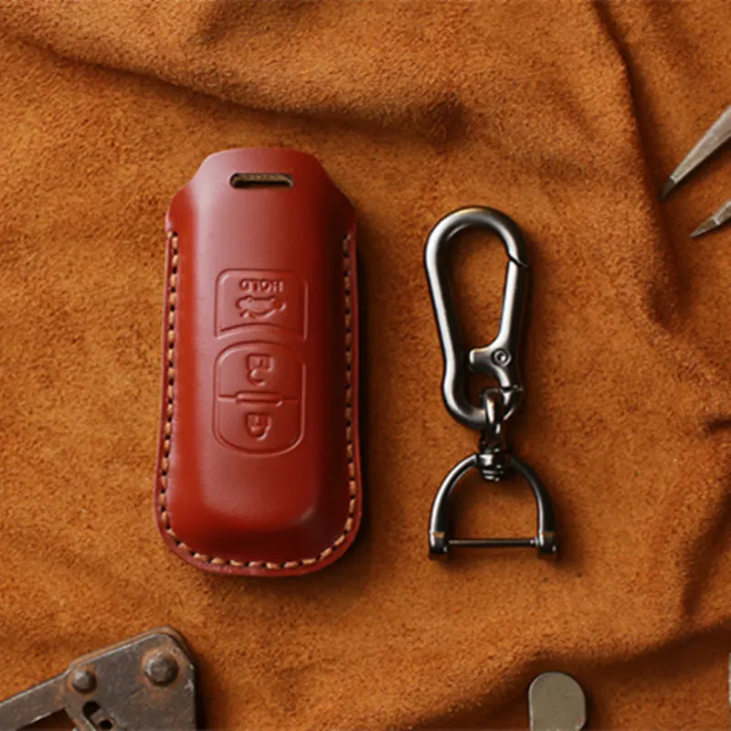 Leather key cover for Mazda 2 mazda 3 mazda 5 mazda 6 CX-3 CX-4 CX-5 CX-7 CX-9 Atenza Axela MX5 car key case new car styling
Leather key cover for Mazda 2 mazda 3 mazda 5 mazda 6 CX-3 CX-4 CX-5 CX-7 CX-9 Atenza Axela MX5 car key case new car styling