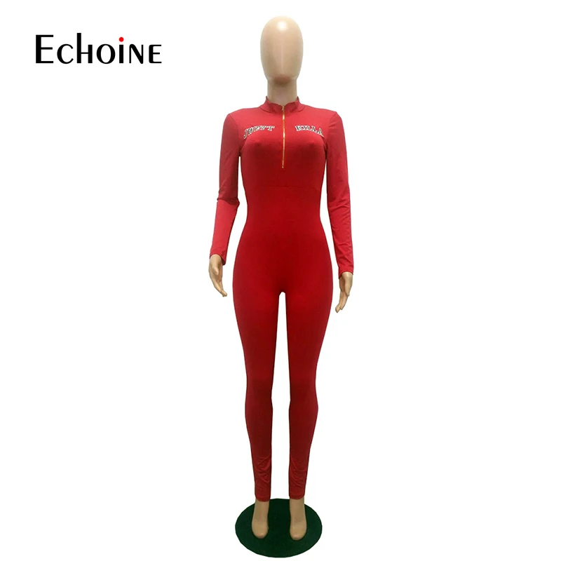 Echoine Autumn Women Letter Print Zipper Up Long Sleeve Sport Bodycon Moto Biker Jumpsuit One Piece Active Wear Rompers Overalls
Echoine Autumn Women Letter Print Zipper Up Long Sleeve Sport Bodycon Moto Biker Jumpsuit One Piece Active Wear Rompers Overalls