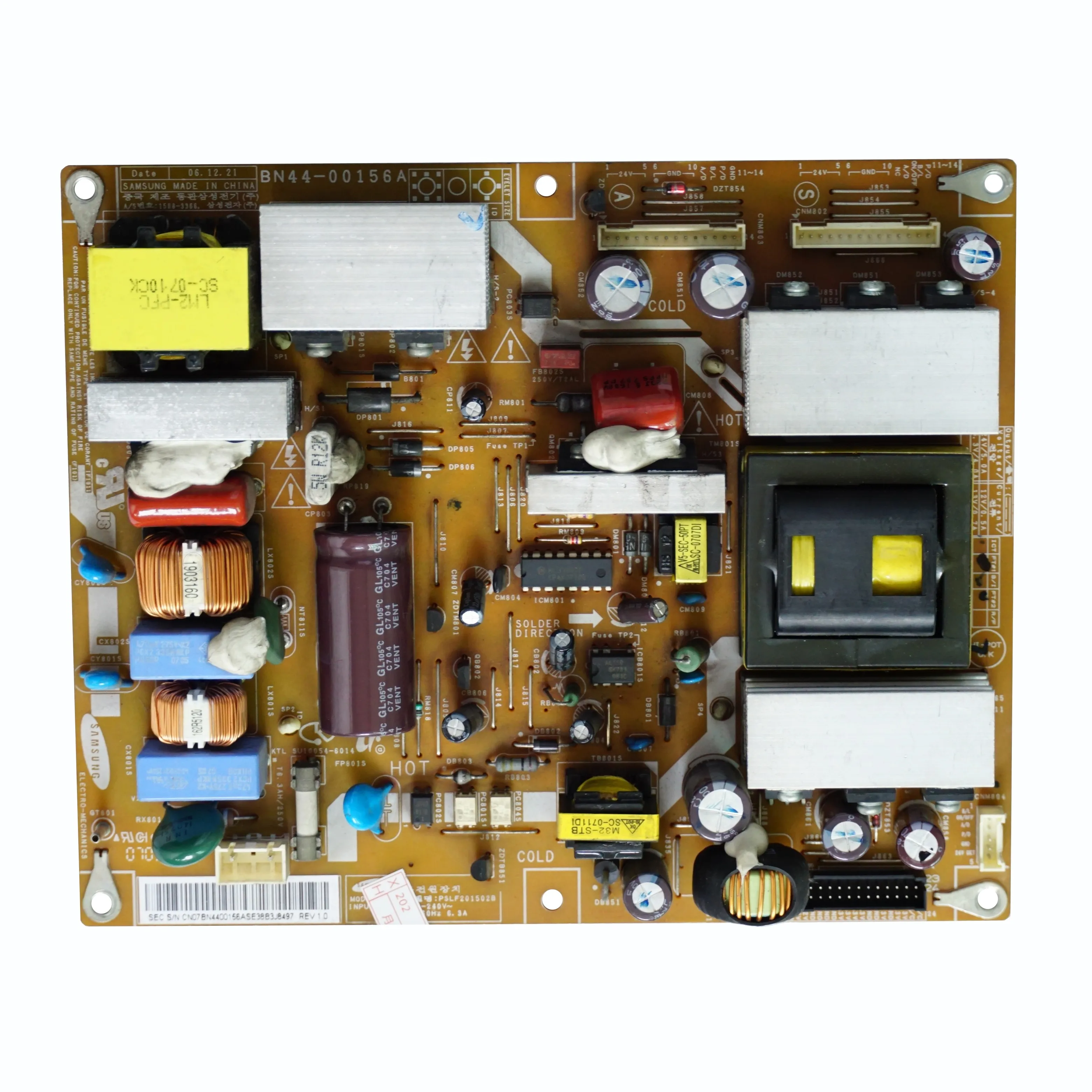 Original FOR Samsung LA32R81BA LA32S81B Power Supply Board BN44-00192A/00156A/00155A
Original FOR Samsung LA32R81BA LA32S81B Power Supply Board BN44-00192A/00156A/00155A