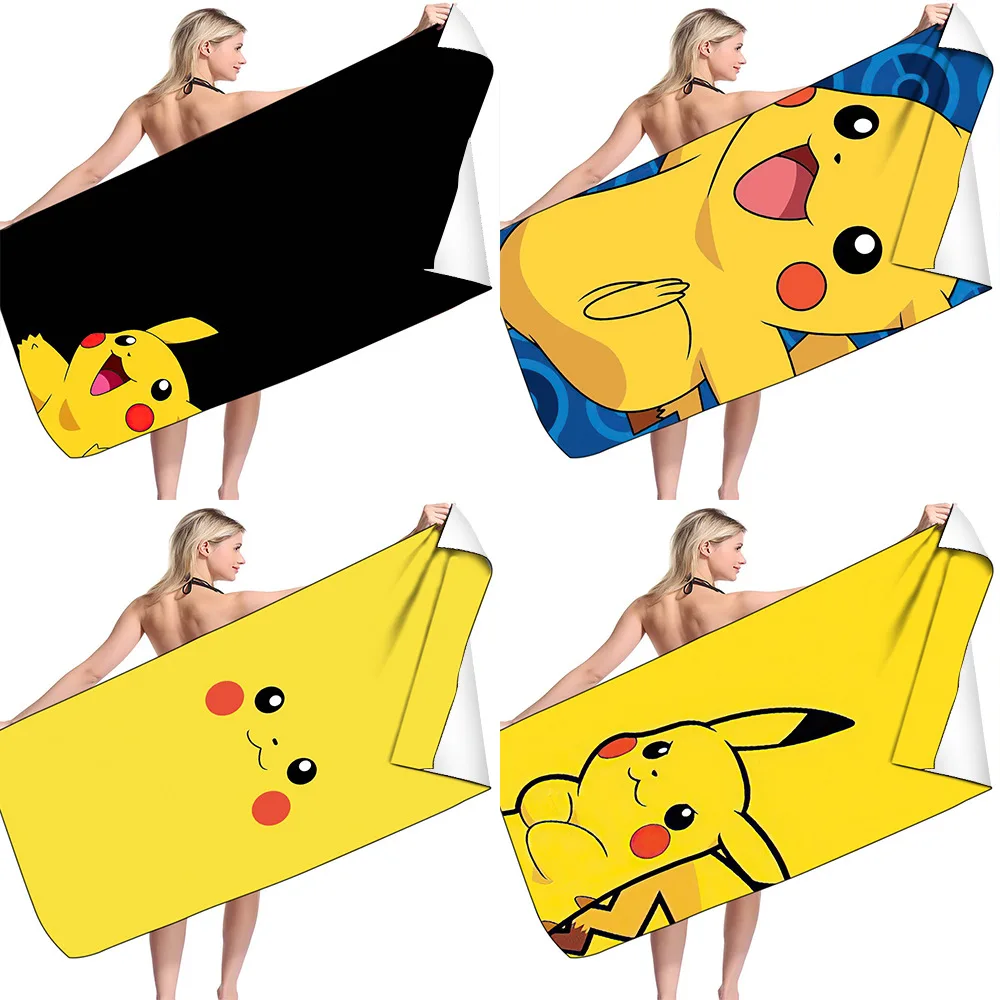 TAKARA TOMY Pokemon Pikachu square beach towel terry cloth double-sided velvet microfiber bathroom set towels for adults set
TAKARA TOMY Pokemon Pikachu square beach towel terry cloth double-sided velvet microfiber bathroom set towels for adults set