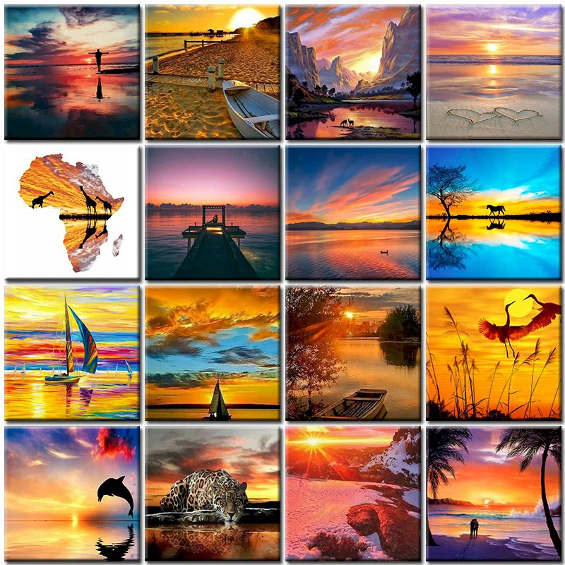 Painting By Numbers Setting Sun Landscape DIY Paint By Number Canvas Painting Kits For Adults Figure Home Decor Seaview Scenery
Painting By Numbers Setting Sun Landscape DIY Paint By Number Canvas Painting Kits For Adults Figure Home Decor Seaview Scenery
