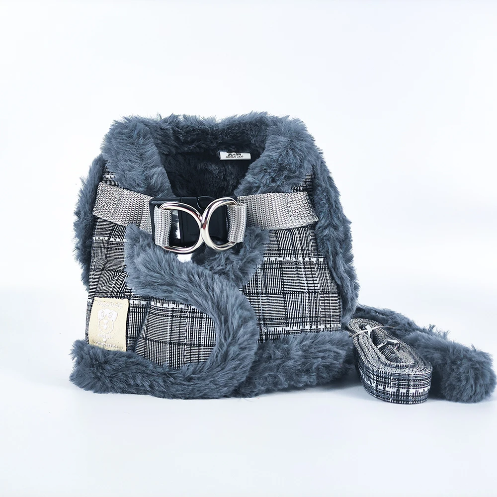 Soft/Cosy Dog Vest Harness and Leash Set Escape Proof Mesh Dog Harness,Classic Plaid/Back Openable,Fit Walking Small Dogs, Cats
Soft/Cosy Dog Vest Harness and Leash Set Escape Proof Mesh Dog Harness,Classic Plaid/Back Openable,Fit Walking Small Dogs, Cats