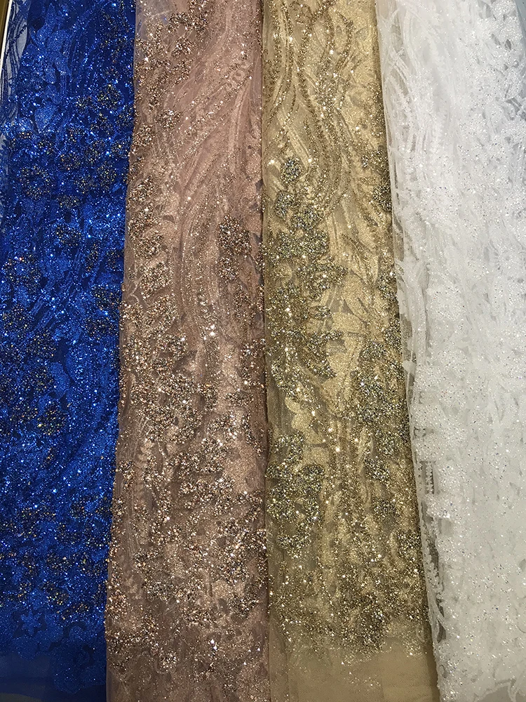 Latest 2021 African Nigerian High Quality Rhinestone Lace Fabric Crystal Tulle Mesh Soft Materials For French Bridal Gown Dress
Latest 2021 African Nigerian High Quality Rhinestone Lace Fabric Crystal Tulle Mesh Soft Materials For French Bridal Gown Dress