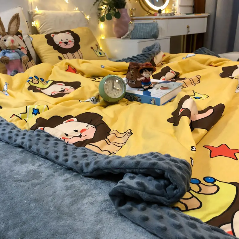 Double thick beanie down blanket baby comfort blanket winter kindergarten casual blanket cover blanket
Double thick beanie down blanket baby comfort blanket winter kindergarten casual blanket cover blanket
