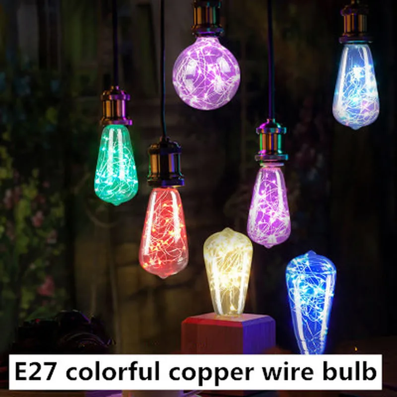 Modern minimalist Edison E27 colorful copper light bulb retro starry bar KTV restaurant art decoration atmosphere light bulb
Modern minimalist Edison E27 colorful copper light bulb retro starry bar KTV restaurant art decoration atmosphere light bulb