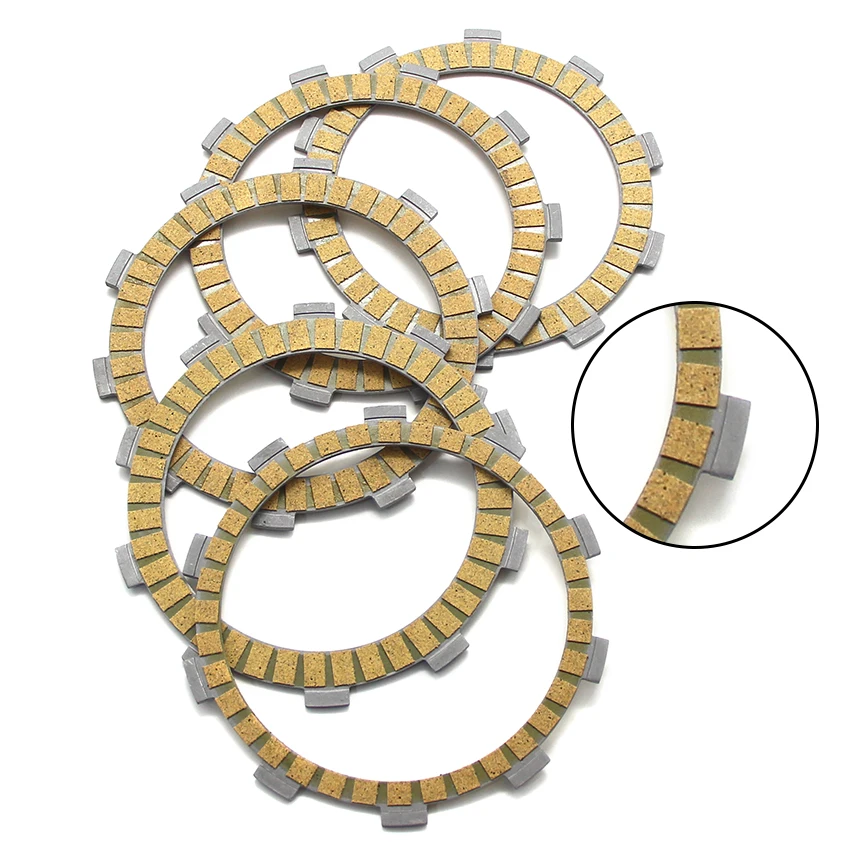 Motorcycle Friction Clutch Plates For Yamaha AG200 1FE 1985 AG200E 3GX6 BW200 Big Wheel YD125 YD125S 36X-16321-00 537-16321-00 4 
Motorcycle Friction Clutch Plates For Yamaha AG200 1FE 1985 AG200E 3GX6 BW200 Big Wheel YD125 YD125S 36X-16321-00 537-16321-00 4