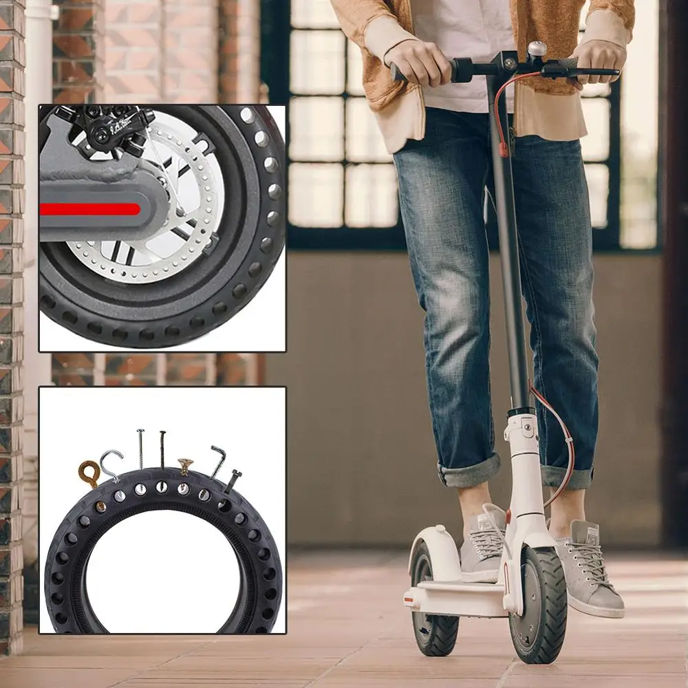 Scooter Tire for Xiaomi Mijia M365 Skateboard Hollow Solid Tyres Shock Absorber Electric Scooter Rubber Tires for Xiaomi M365
Scooter Tire for Xiaomi Mijia M365 Skateboard Hollow Solid Tyres Shock Absorber Electric Scooter Rubber Tires for Xiaomi M365