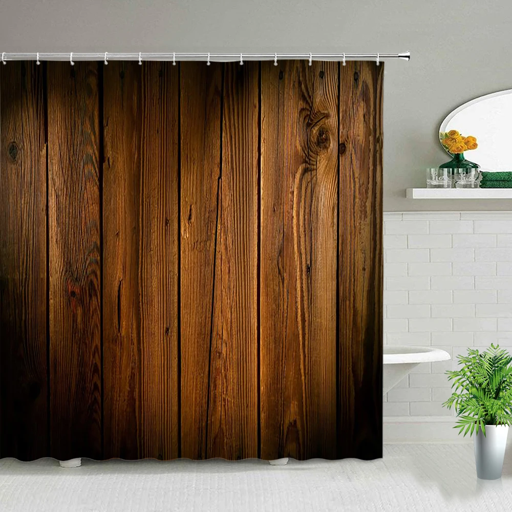 Wooden Door Shower Curtains Retro Wood Grain Bathroom Decor Printed Waterproof Polyester Fabric Bathroom Screen Bathroom Curtain
Wooden Door Shower Curtains Retro Wood Grain Bathroom Decor Printed Waterproof Polyester Fabric Bathroom Screen Bathroom Curtain