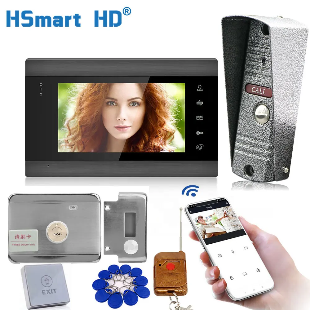 Tuya smart WiFi HD Video Door Phone With Lock Video intercom for Apartment Home Electric Lock Access Control System 3A Power
Tuya smart WiFi HD Video Door Phone With Lock Video intercom for Apartment Home Electric Lock Access Control System 3A Power