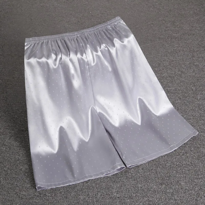 2021 Men Elastic Waist Silk Satin Pajamas Shorts Nightwear Pocket Pants Bottoms Men's Artificial Silk Pajamas Home Shorts
2021 Men Elastic Waist Silk Satin Pajamas Shorts Nightwear Pocket Pants Bottoms Men's Artificial Silk Pajamas Home Shorts