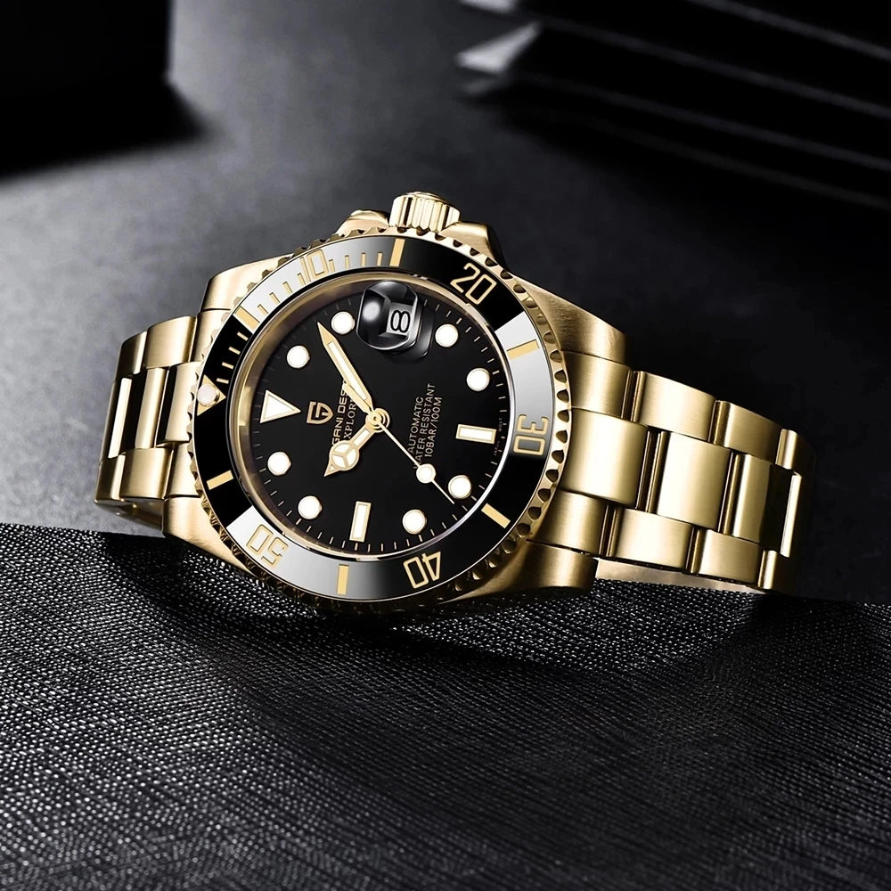 PAGANI DESIGN Men's Automatic Watch Top Brand Sapphire Stainless Steel Mechanical Watch Men's Waterproof Clock Sports WristWatch 
PAGANI DESIGN Men's Automatic Watch Top Brand Sapphire Stainless Steel Mechanical Watch Men's Waterproof Clock Sports WristWatch