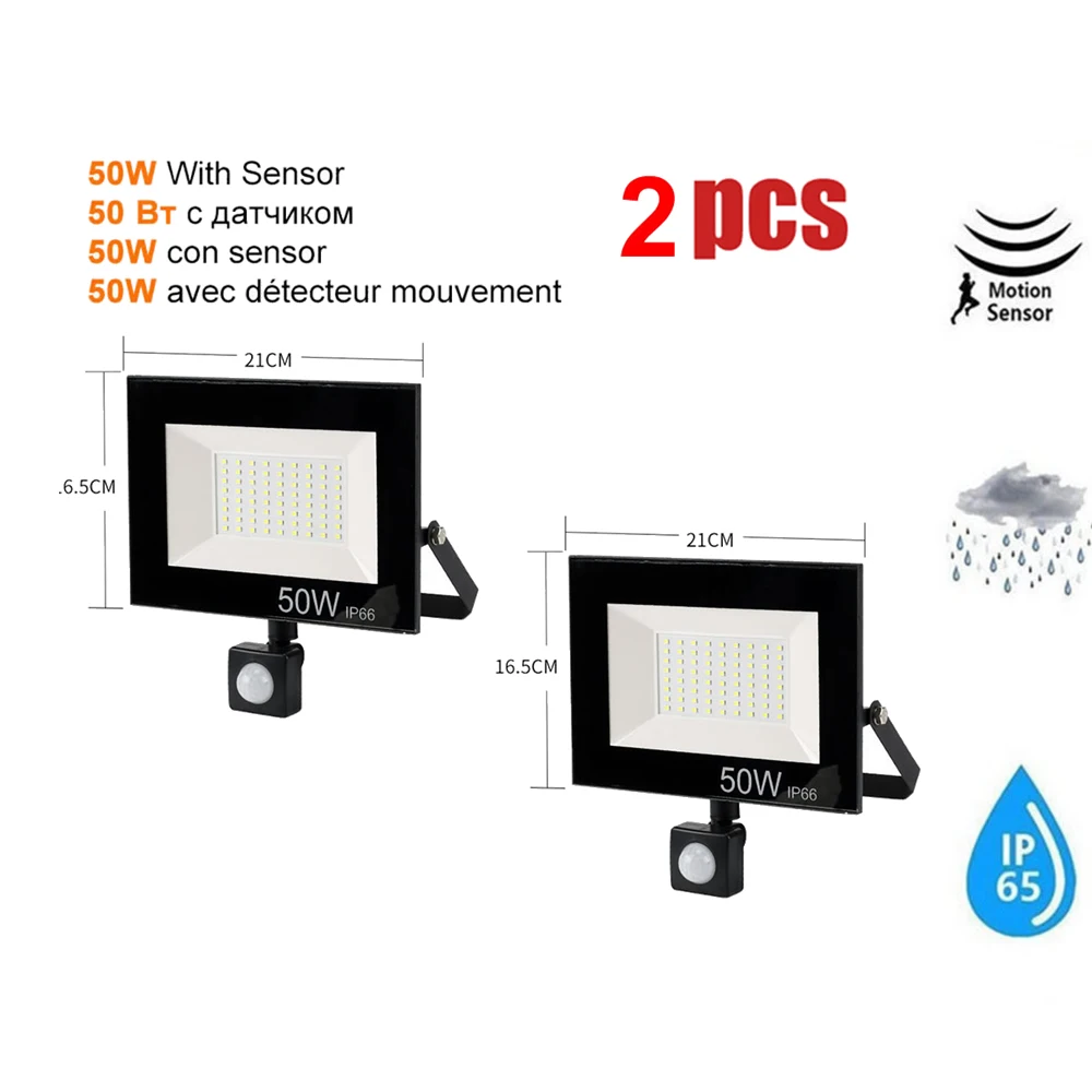 2 pcs 220V 10-100W LED FloodLight Spotlight Exterior Street wall reflector LED Light Waterproof Auto PIR Motion Sensor Light Adj
2 pcs 220V 10-100W LED FloodLight Spotlight Exterior Street wall reflector LED Light Waterproof Auto PIR Motion Sensor Light Adj