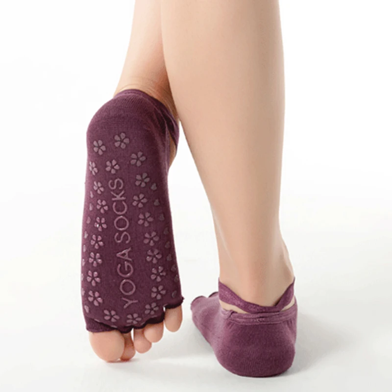 Non Slip Yoga Socks Women Wrapped/Fingerless Socks for Ballet Pilates Barre Dance TT@88 
Non Slip Yoga Socks Women Wrapped/Fingerless Socks for Ballet Pilates Barre Dance TT@88