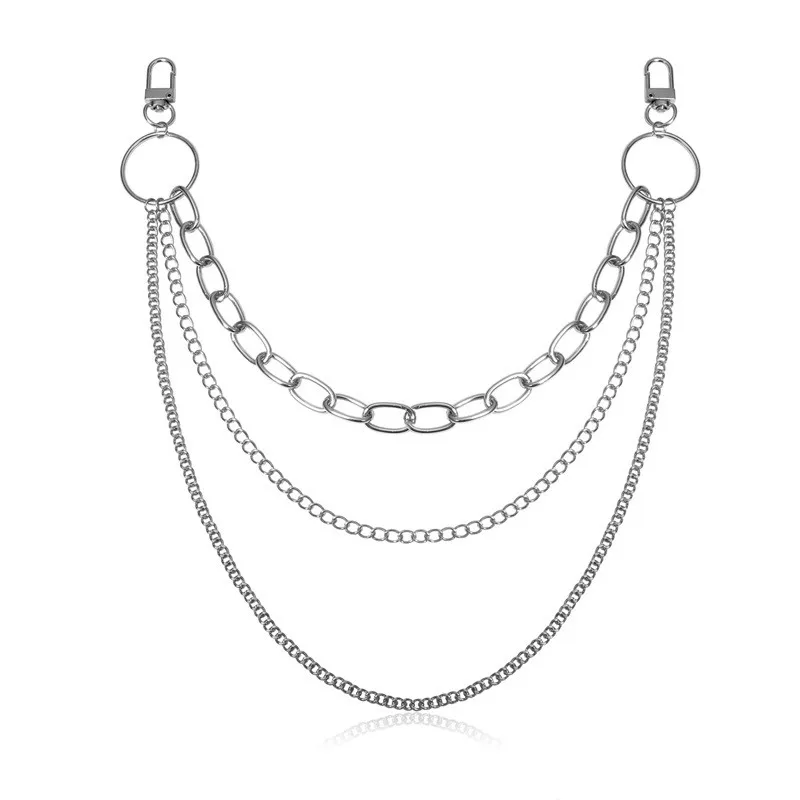 Fashion Punk Hip-hop Trendy Waist Chain Belt Trendy Chain On Pants Jeans Men Women Unisex Metal Keychain Accessories Wholesale
Fashion Punk Hip-hop Trendy Waist Chain Belt Trendy Chain On Pants Jeans Men Women Unisex Metal Keychain Accessories Wholesale
