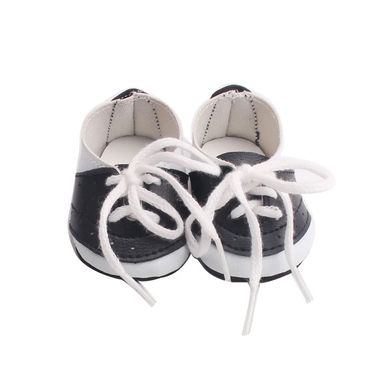40-43 Cm Baby Boy Dolls Black,White Sports Shoes American Newborn PU Sneakers Toys Accessories Fit 18 Inch Girls Gift g4 
40-43 Cm Baby Boy Dolls Black,White Sports Shoes American Newborn PU Sneakers Toys Accessories Fit 18 Inch Girls Gift g4