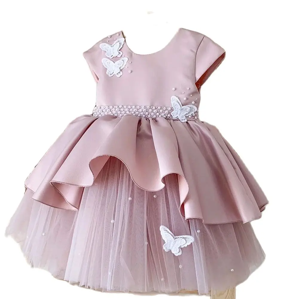 Gardenwed Pink Puffy Flower Girl Dresses A Line Pearls Blet Butterfly Birthday Dress Lovely Girl Wedding Party Dress Princess
Gardenwed Pink Puffy Flower Girl Dresses A Line Pearls Blet Butterfly Birthday Dress Lovely Girl Wedding Party Dress Princess