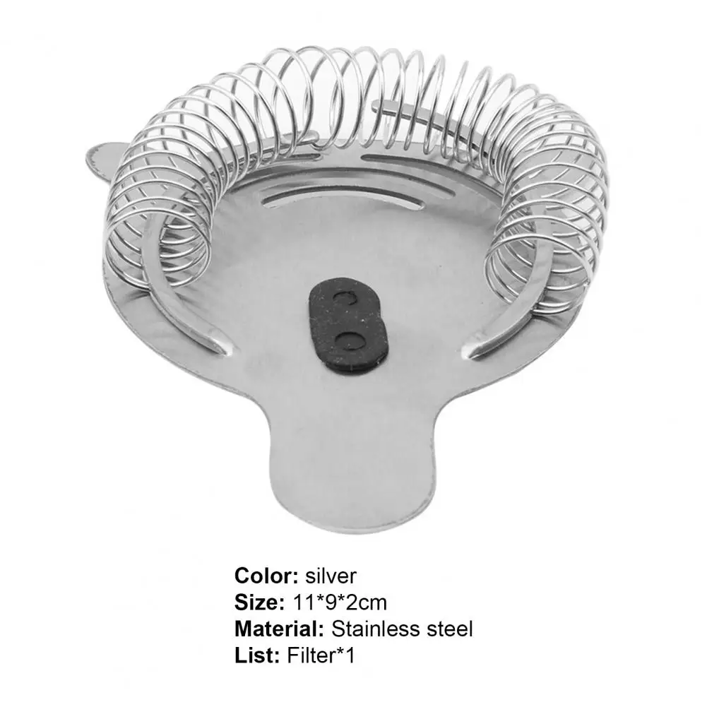 Strainer Stainless Steel Colander Filter Bartender Cocktail Shaker Wire Mixed Drink Ice Cocktail Bar Accessories Kitchen Tools
Strainer Stainless Steel Colander Filter Bartender Cocktail Shaker Wire Mixed Drink Ice Cocktail Bar Accessories Kitchen Tools