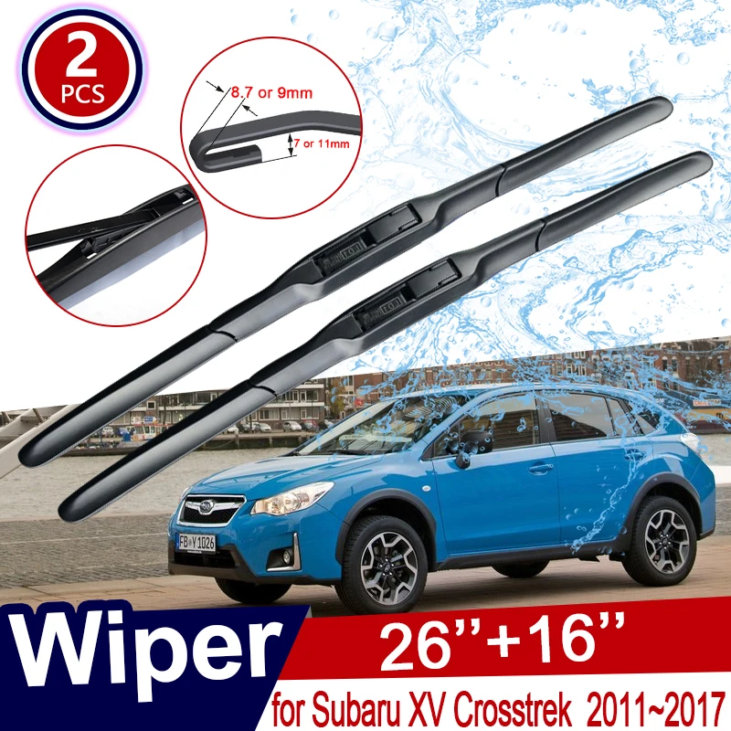 Щетки стеклоочистителя для Subaru XV 2011, 2012, 2013, 2014, 2016, 2017, Crosstrek, WRX, STI
Щетки стеклоочистителя для Subaru XV 2011, 2012, 2013, 2014, 2016, 2017, Crosstrek, WRX, STI