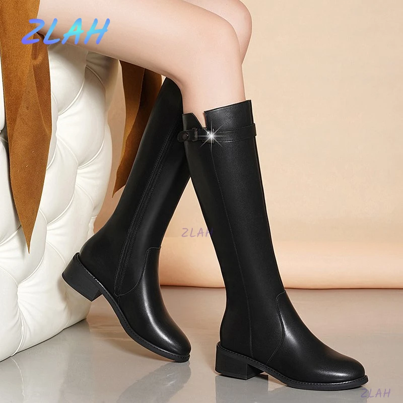 New Style Women's Fashion Boots Thick-soled Boots Women's Thick-heeled Casual Boots Mid-tube Side Zipper Women's Boots
New Style Women's Fashion Boots Thick-soled Boots Women's Thick-heeled Casual Boots Mid-tube Side Zipper Women's Boots