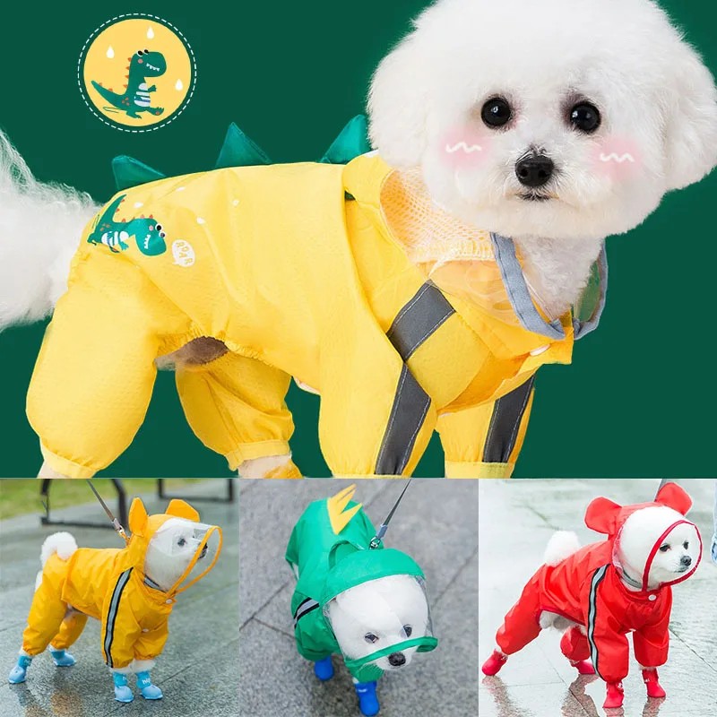 Pet Raincoat Waterproof Breathable Not Stuffy Four Legged All Inclusive Package Suitable For Small Medium Sized Dogs Ropa Perro
Pet Raincoat Waterproof Breathable Not Stuffy Four Legged All Inclusive Package Suitable For Small Medium Sized Dogs Ropa Perro