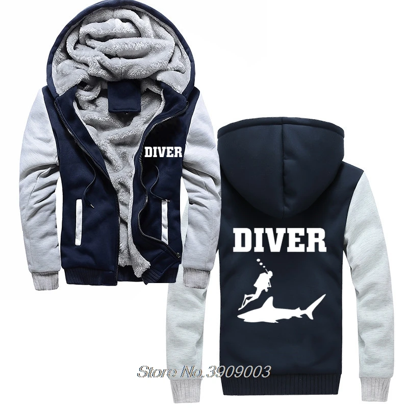 Hot Sale Thick Diver Sweatshirts Shark Fish Scuba Diver Sea Birthday Present Snorkle Flippers Hoodies Jacket Harajuku Streetwear
Hot Sale Thick Diver Sweatshirts Shark Fish Scuba Diver Sea Birthday Present Snorkle Flippers Hoodies Jacket Harajuku Streetwear