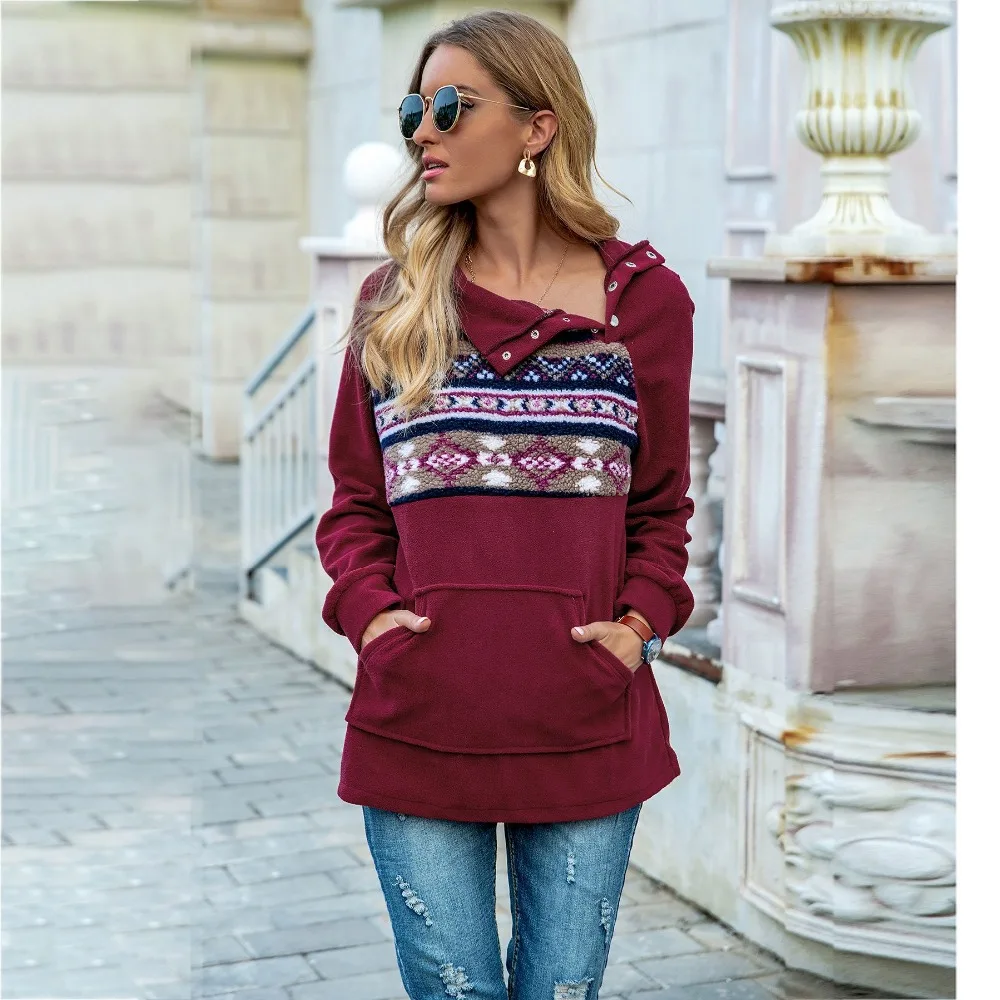 New women's autumn and winter fashion casual home street plush No hat jacket printed button pocket long sleeve women's clothing
New women's autumn and winter fashion casual home street plush No hat jacket printed button pocket long sleeve women's clothing