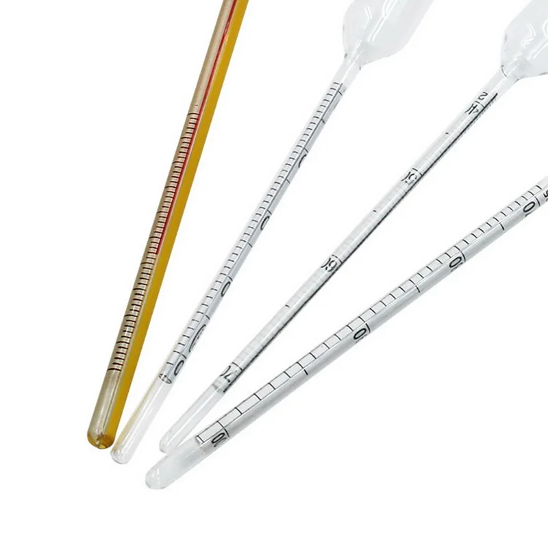 Thermometer Meter Vintage Alcohol Concentration Meter Tool Hydrometer Alcoholmeter Set 0 To Alcohol Meter Tester 4PCS
Thermometer Meter Vintage Alcohol Concentration Meter Tool Hydrometer Alcoholmeter Set 0 To Alcohol Meter Tester 4PCS