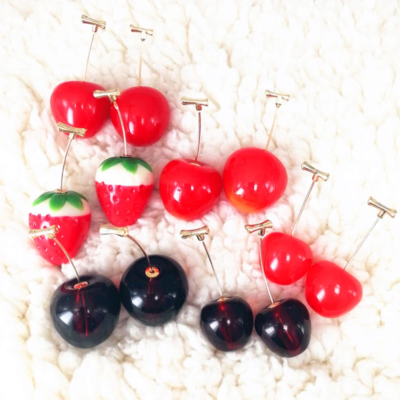 Cute Cherry Drop Earrings Women Bohemian Creative Dangle Earrings Trendy Female Drop Earrings Fruit Girl Jewelry Gifts
Cute Cherry Drop Earrings Women Bohemian Creative Dangle Earrings Trendy Female Drop Earrings Fruit Girl Jewelry Gifts