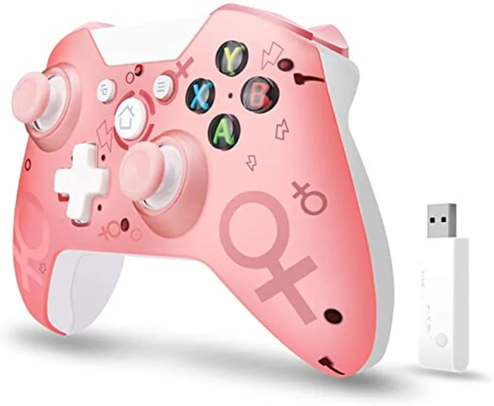 Wireless Controller For Xbox One/Xbox One S/Xbox One X/Xbox Series X/PS3/PC, 2.4G Wireless Game Controller With Dual Vibration
Wireless Controller For Xbox One/Xbox One S/Xbox One X/Xbox Series X/PS3/PC, 2.4G Wireless Game Controller With Dual Vibration