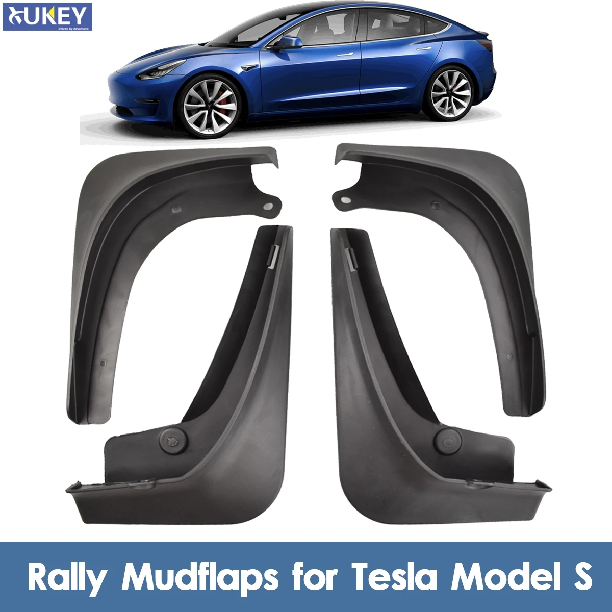 Гоночные Брызговики автомобильные для Tesla модель 3 2016-2019 Передние Задние защитный