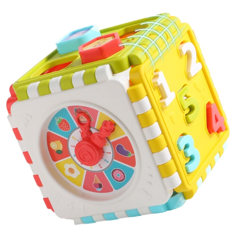 Interactive Montessori Cube Busy Blocks Stimulation Plastic Cube Early Learning Toy Gift for Baby & Infant Crawling Toy
Interactive Montessori Cube Busy Blocks Stimulation Plastic Cube Early Learning Toy Gift for Baby & Infant Crawling Toy