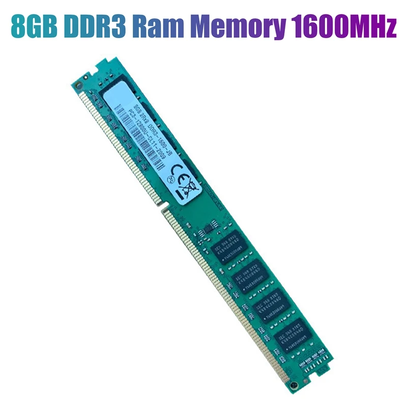 8GB DDR3 Ram Memory 1600MHz PC3-12800 DIMM 240 Pins Support Dual Channel for AMD Desktop RAM Memoria
8GB DDR3 Ram Memory 1600MHz PC3-12800 DIMM 240 Pins Support Dual Channel for AMD Desktop RAM Memoria