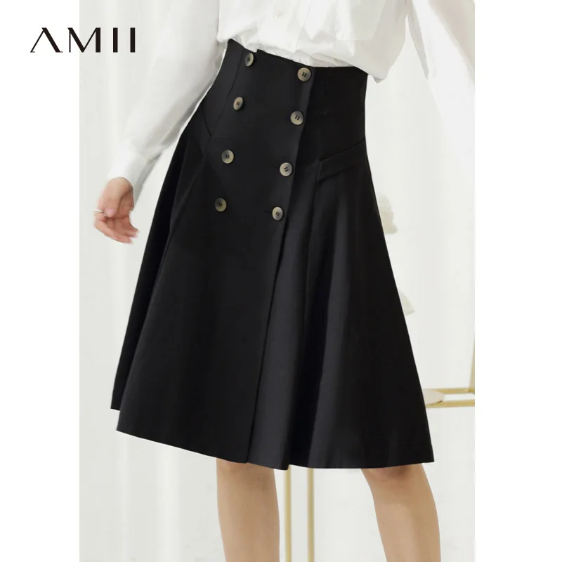 Amii Minimalist Double Breasted Skirt Autumn Solid High Waist Female Mid Long Skirt 11840154
Amii Minimalist Double Breasted Skirt Autumn Solid High Waist Female Mid Long Skirt 11840154
