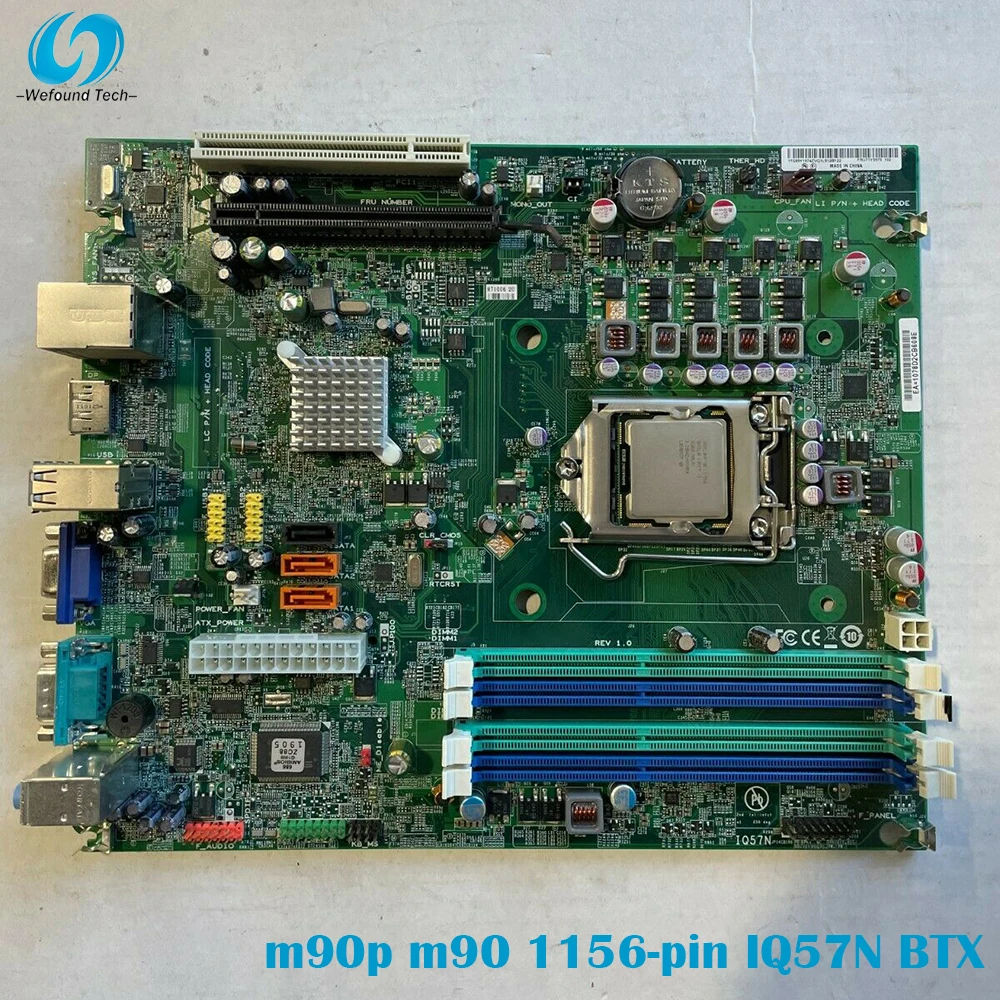 Материнская плата 100% для Lenovo Thinkcentre M90P M90 1156-Pin IQ57N 71Y5975 BTX
Материнская плата 100% для Lenovo Thinkcentre M90P M90 1156-Pin IQ57N 71Y5975 BTX