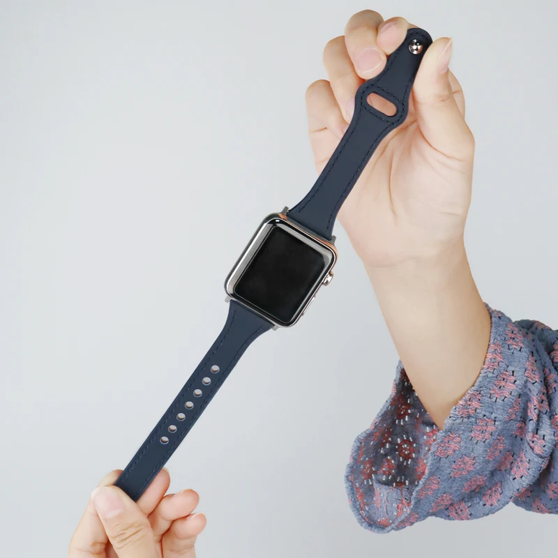 Тонкий кожаный ремешок для iwatch series se 6, 5, 4, 3, 2, 1, 44 мм, ремешок для часов Apple Watch 38 мм, 42 мм, 40 мм
Тонкий кожаный ремешок для iwatch series se 6, 5, 4, 3, 2, 1, 44 мм, ремешок для часов Apple Watch 38 мм, 42 мм, 40 мм