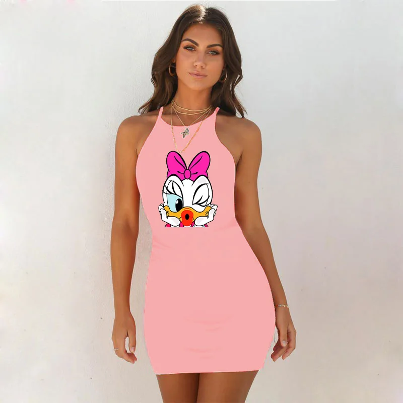Disney Minnie Print Dress with Straps Women Mini Summer Sexy Kawaii Sundress Club Sling Cartoon Sleeveless Bodycon Femme Vestido
Disney Minnie Print Dress with Straps Women Mini Summer Sexy Kawaii Sundress Club Sling Cartoon Sleeveless Bodycon Femme Vestido