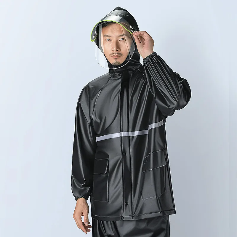 Rain Pants Raincoat Suit Thin Men's Ladies Motorbike Thick Portable Fashion Raincoat with Hood Capa De Chuva Rain Gear DL60YY
Rain Pants Raincoat Suit Thin Men's Ladies Motorbike Thick Portable Fashion Raincoat with Hood Capa De Chuva Rain Gear DL60YY