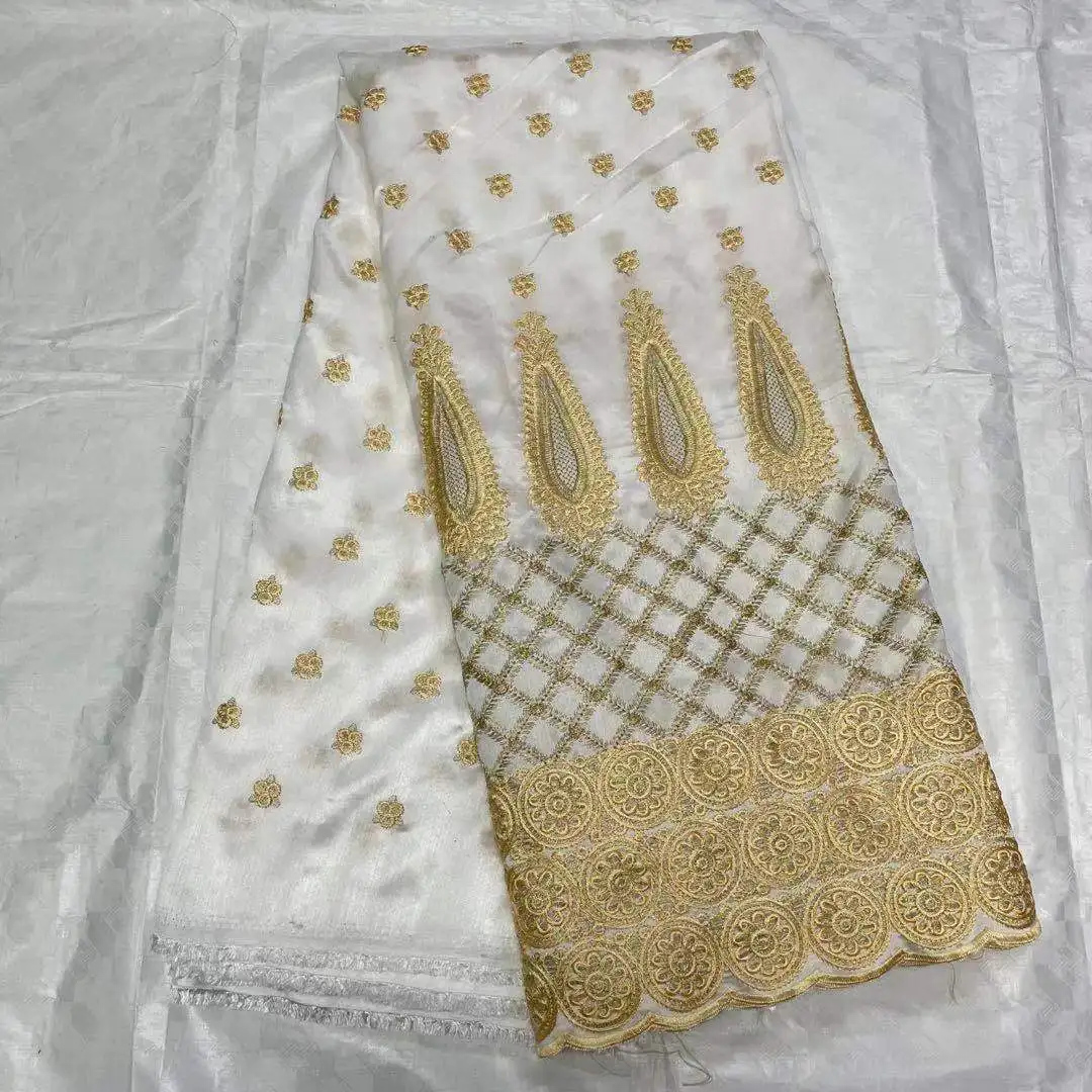 Nice Fashion India Material High Quality Embroidery Lady George Lace Brocade Fabric 2021 for African Aso Ebi Party GE-001
Nice Fashion India Material High Quality Embroidery Lady George Lace Brocade Fabric 2021 for African Aso Ebi Party GE-001