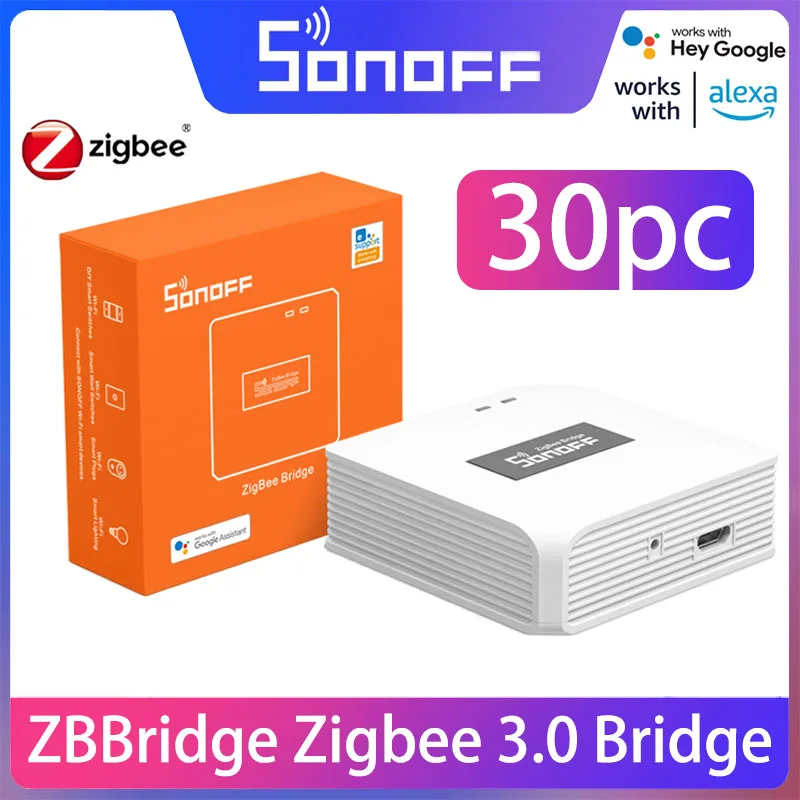 Sonoff Zigbee 3.0 Switch Bridge ZBBridge Smart Home EWeLink Zigbee Temperature Humidity Sensor Remote Control Alexa Google Home
Sonoff Zigbee 3.0 Switch Bridge ZBBridge Smart Home EWeLink Zigbee Temperature Humidity Sensor Remote Control Alexa Google Home