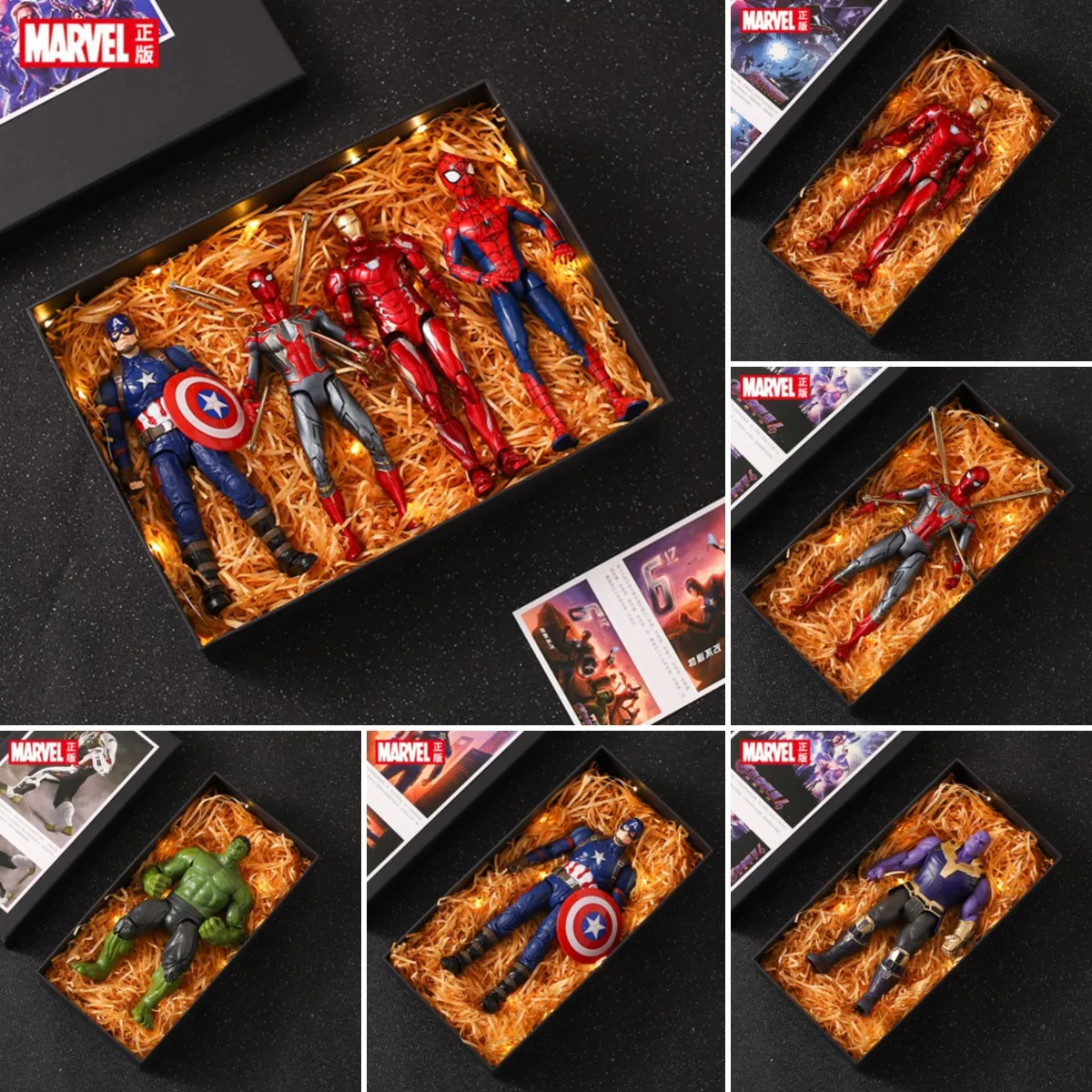Marvel фигурка железного человека Мстители 4 Капитан Америка Человек-паук модель танос детская игрушка на день рождения экшн-фигурка
Marvel фигурка железного человека Мстители 4 Капитан Америка Человек-паук модель танос детская игрушка на день рождения экшн-фигурка