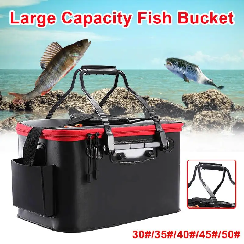Fish Portable EVA Fishing Bag Multifunctional Fishing Bucket Live Fish Portable EVA Fishing Bag Foldable Fish Tackle Storage Bag
Fish Portable EVA Fishing Bag Multifunctional Fishing Bucket Live Fish Portable EVA Fishing Bag Foldable Fish Tackle Storage Bag